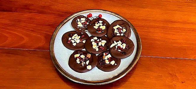 Mendiants chocolat aux fruits secs