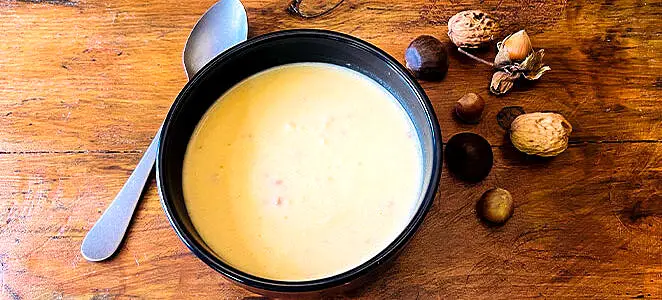 Velouté de chou-fleur au chorizo