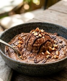 Nice cream banane chocolat (glace vegan 2 ingrédients sans sorbetière)