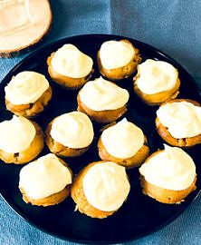 Cupcakes à la rhubarbe