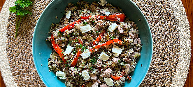 Salade thon quinoa